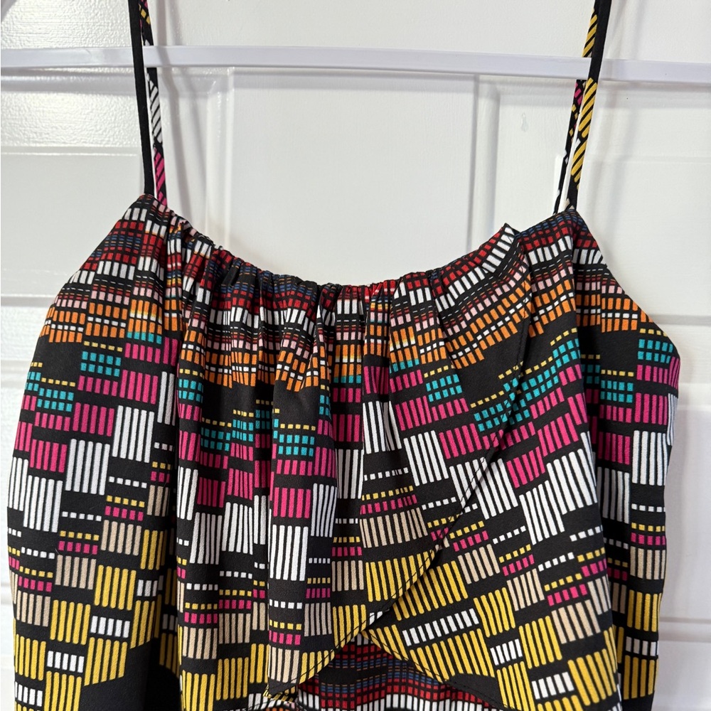 Bebe Multicolor Geometric Women's Romper